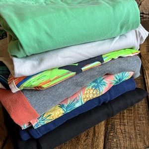 Boys BUNDLE !!! Bottoms- Size large - 8 items - shorts, pants, swim shorts